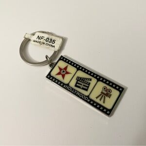 Hollywood California Movie Film Strip Keychain